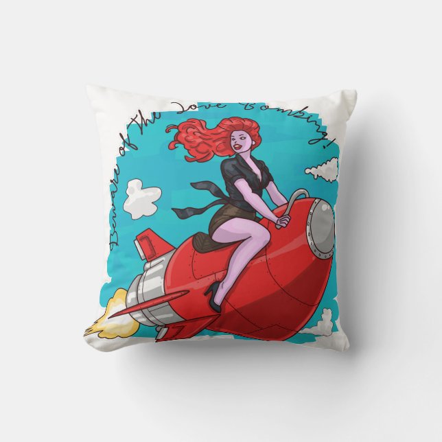 Coussin Bombing d'amour (Recto)