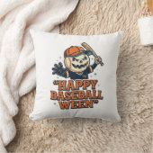 Coussin Bon Baseball Ween Vintage Halloween Baseball Dés (Couverture)