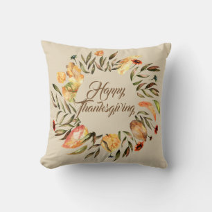 Coussin bon thanksgiving de couronne