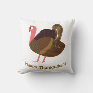 Coussin BON THANKSGIVING ! Turquie mignonne