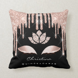 Coussin Bonbon 16ème 15ème Diamod rose nuptiale à