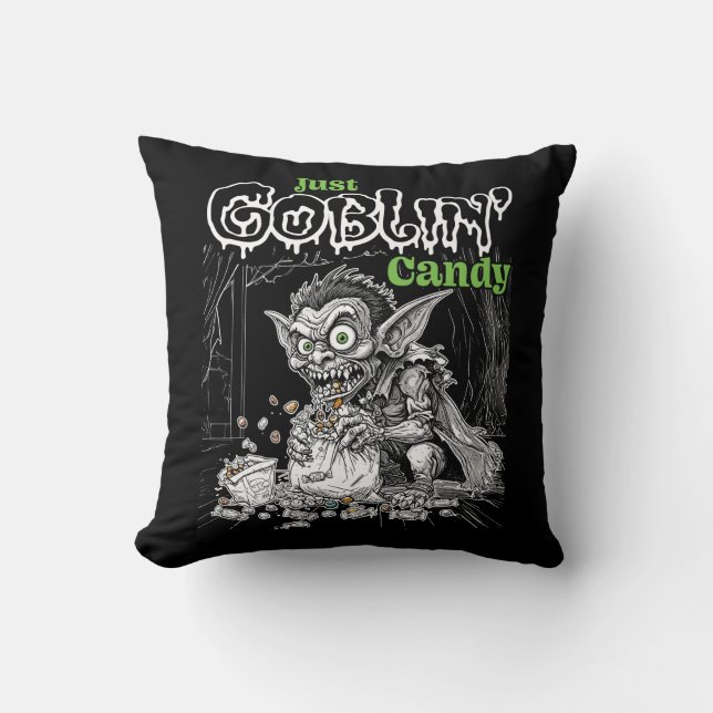 Coussin Bonbons de Just Goblin pour des objets plus sombre (Recto)