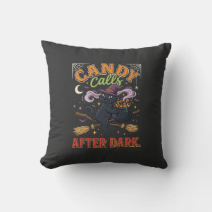 Coussin Bonbons d'Halloween appels après la tombée de la n