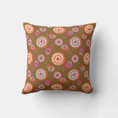 Coussin Bonbons et gâteaux Brown (Verso)