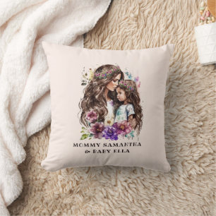 Coussin Bond adorable maman et fille (7)
