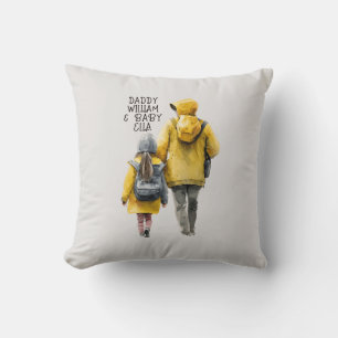 Coussin Bond père et fille