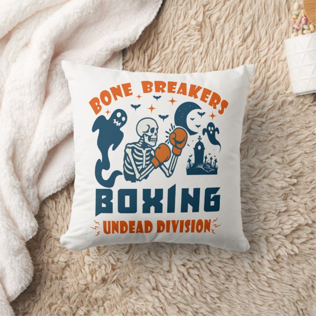 Coussin Bone breakers boxer undead division (Couverture)