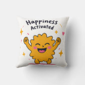 Coussin Bonheur activé - Joie Doodle joy Caractère (Verso)