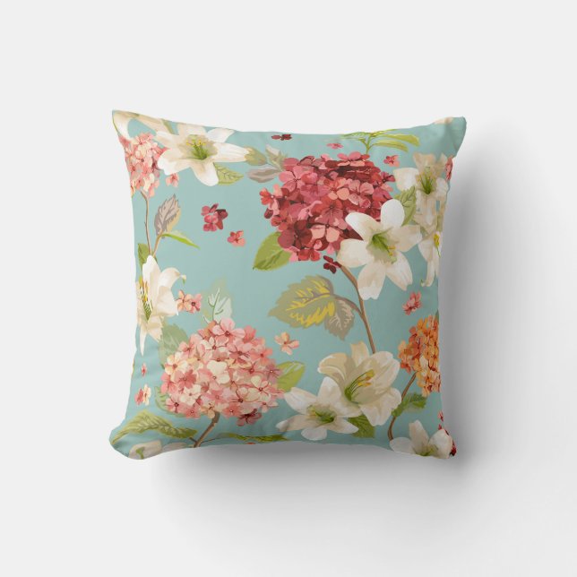 Coussin Bonheur de Prairie Ensoleillée (Recto)