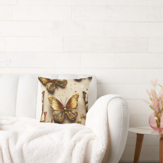Coussin "Bonheur Papillon Luxueux : Papillon scintillant 3