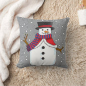 Coussin Bonhomme de neige de Noël (Couverture)