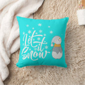 Coussin Bonhomme de neige joyeux (Couverture)