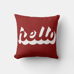 Coussin Bonjour