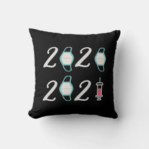 Coussin Bonjour 2021 Au revoir 2020 - C'est enfin terminé