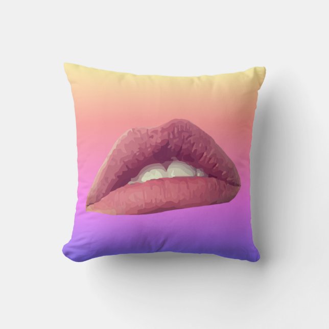 Coussin Bonjour Amour Throw Cushion (Recto)