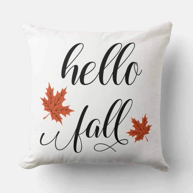 Coussin Bonjour Automne (Recto)