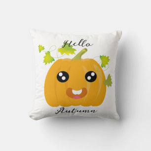 Coussin Bonjour Automne - Citrouille mignon