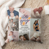 Coussin Bonjour Bébé | Statistiques de naissance de nouvea (Couverture)