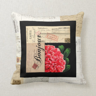 Coussin Bonjour de French Peony