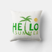 Coussin Bonjour été (Verso)