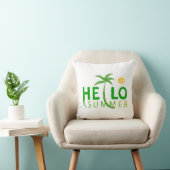 Coussin Bonjour été (Chaise)