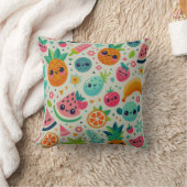 Coussin Bonjour Fruits d'été mignons (Couverture)