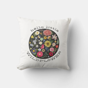 Coussin Bonjour petit Fleur sauvage