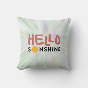 Coussin Bonjour Sonshine, Sun Rays, Vues d'été