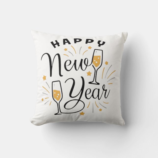 Coussin Bonne année  (Recto)