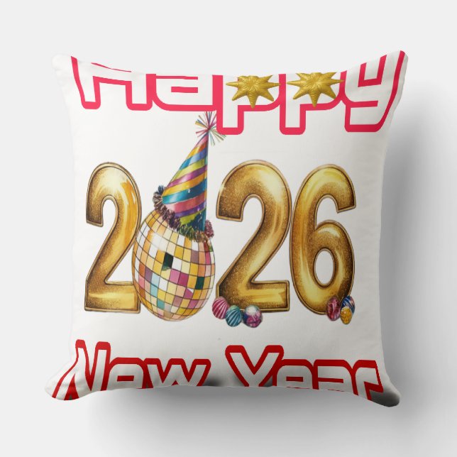 Coussin Bonne année  (Recto)
