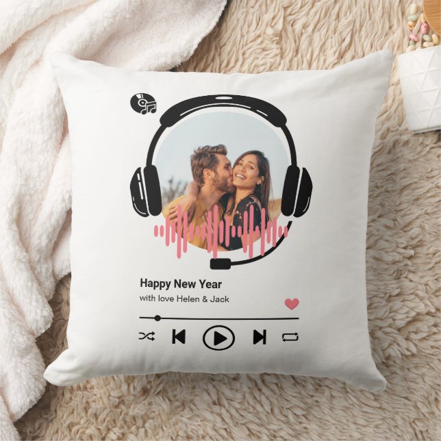 Coussin Bonne année Votre Chanson préférée (Couverture)
