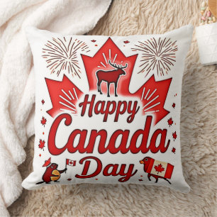 Coussin Bonne fête du Canada !