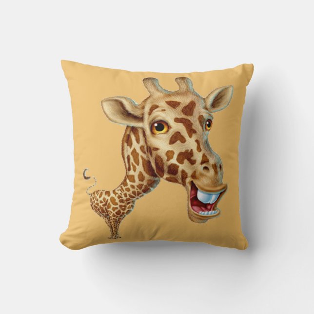 Coussin Bonne girafe 3D (Recto)