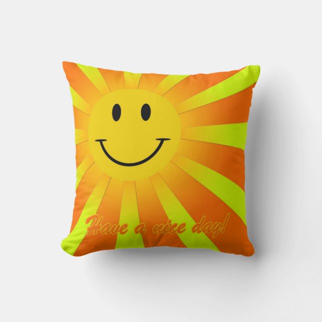 Coussin Bonne journée ! (Recto)