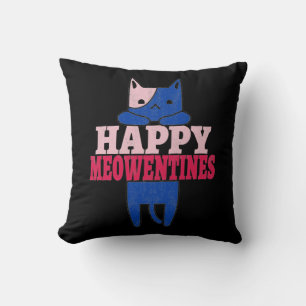 Coussin Bonne Meowentines   Drôle cadeau de la Saint-Valen