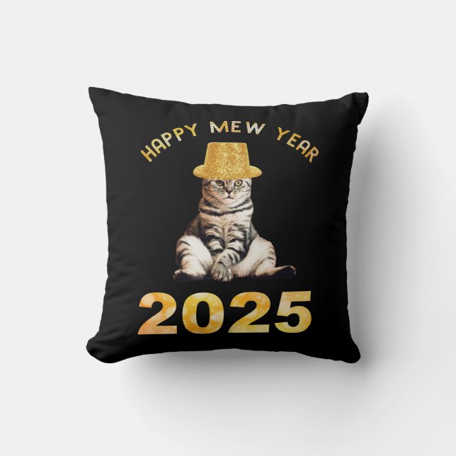 Coussin Bonne nouvelle année 2025 (Recto)