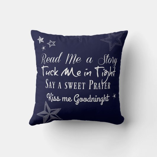 Coussin bonne nuit souhaits (Verso)