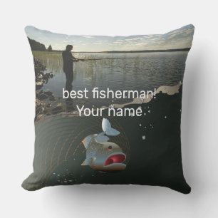 Coussin Bonne pêche