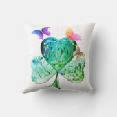 Coussin "Bonne Saint Patrick" Shamrock Recoleta (Verso)
