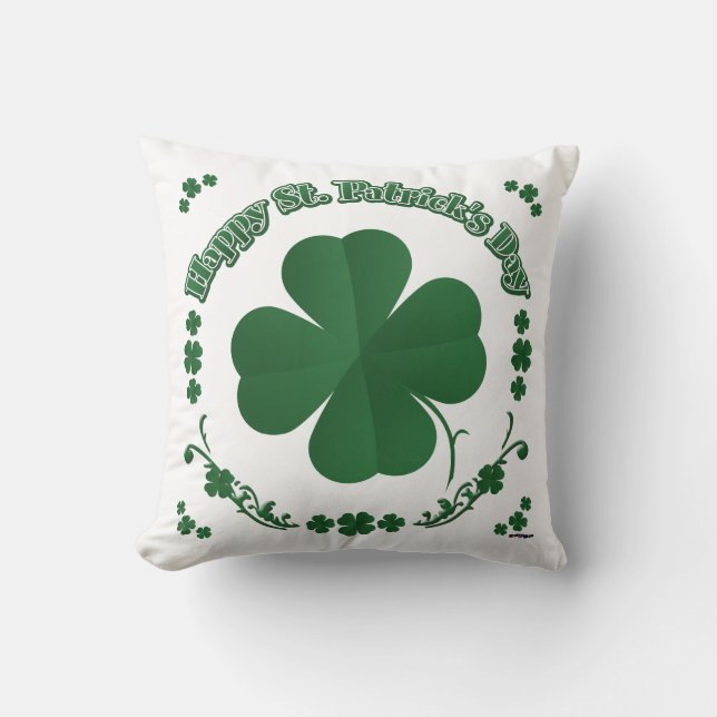 Coussin Bonne Saint Patrick's Day (Recto)