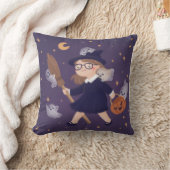 Coussin Bonne Sorcière Halloween & Fantômes (Couverture)