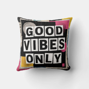 Coussin Bonnes Vibrations Uniquement
