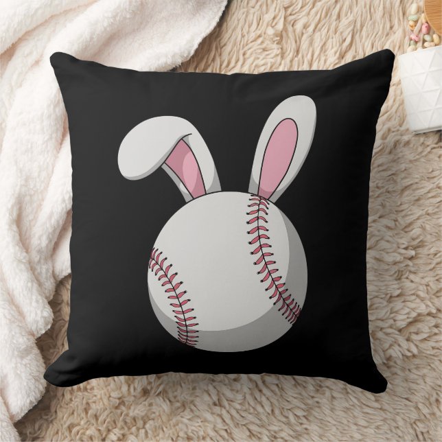 Coussin Bonnet de baseball de Pâques mignonette lapin orei (Couverture)