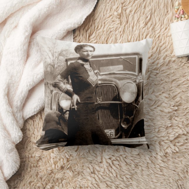 Coussin Bonnie Parker de Bonnie et Clyde (Couverture)