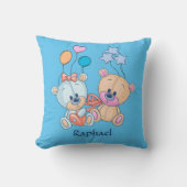Coussin Bons Nounours et ballons (Recto)