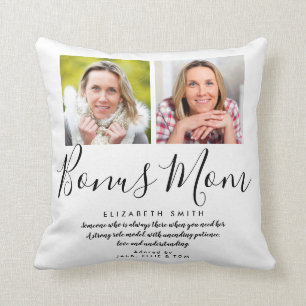 Coussin Bonus Mom Stepmaman Script Citation 2 Photo Thon P