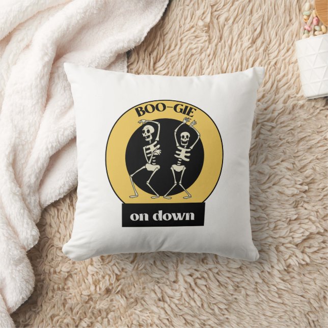 Coussin Boo-gie sur Halloween en bas (Couverture)