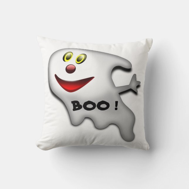 COUSSIN BOO ! HEUREUX HALLOWEEN GHOST (Recto)