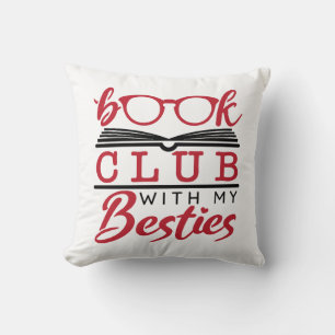 Coussin Book Club avec My Besties