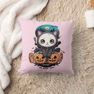 Coussin Booko to You Too Bat chat mignonne ailes et Citr